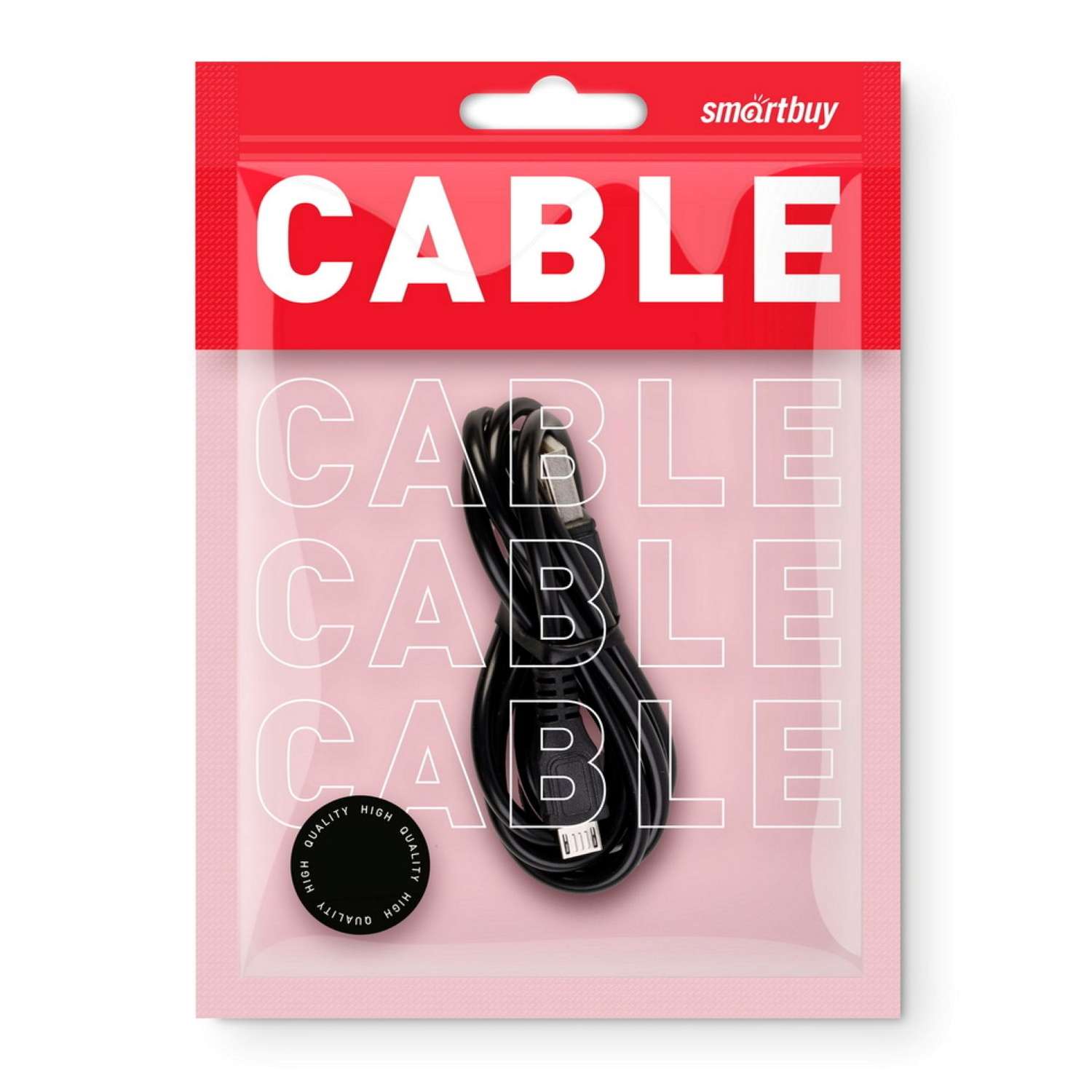 Дата-кабель Smartbuy MicroUSB 1м в ассортименте - фото 1