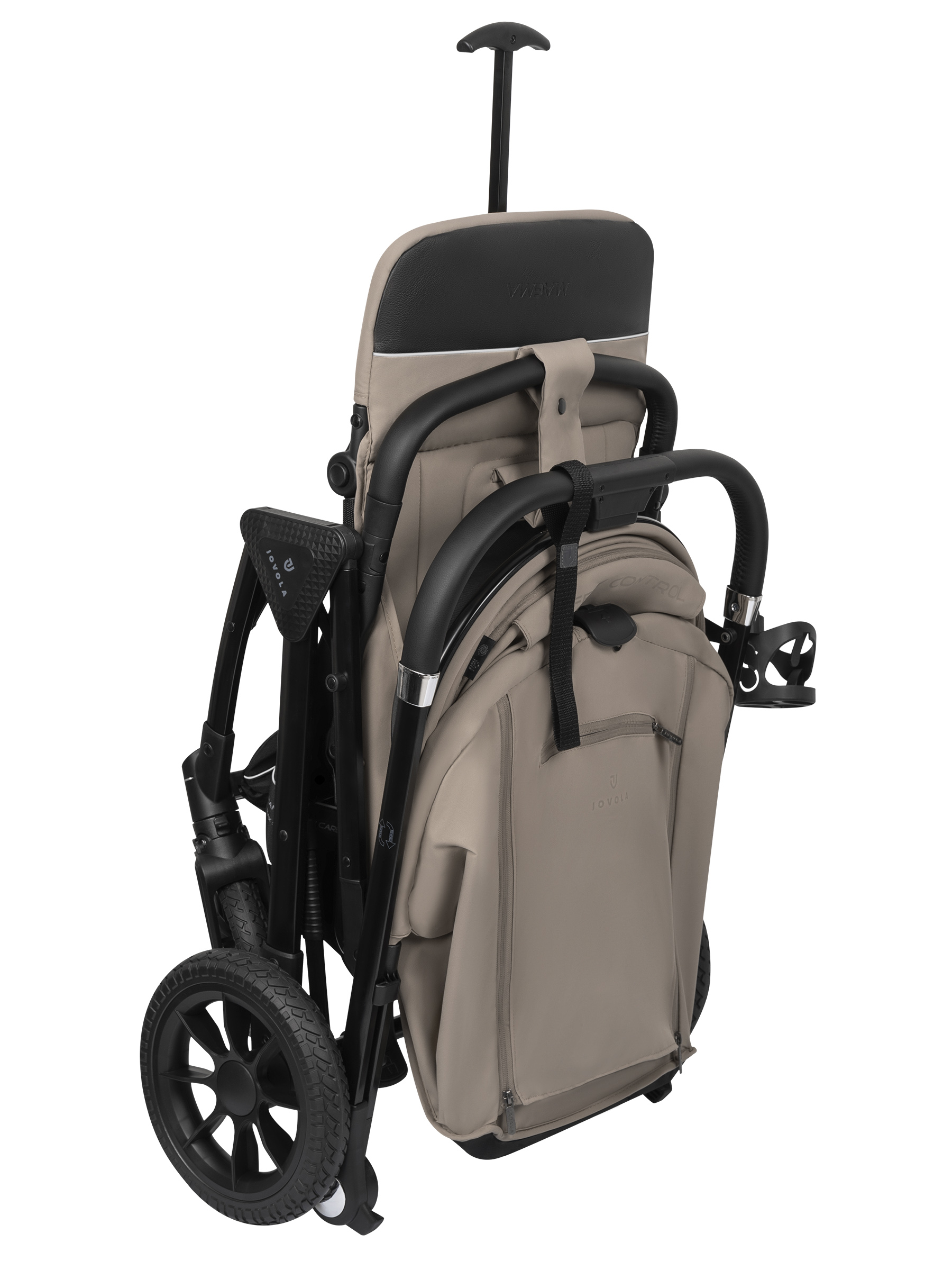 Коляска прогулочная JOVOLA Magma Plus бежевый - фото 42