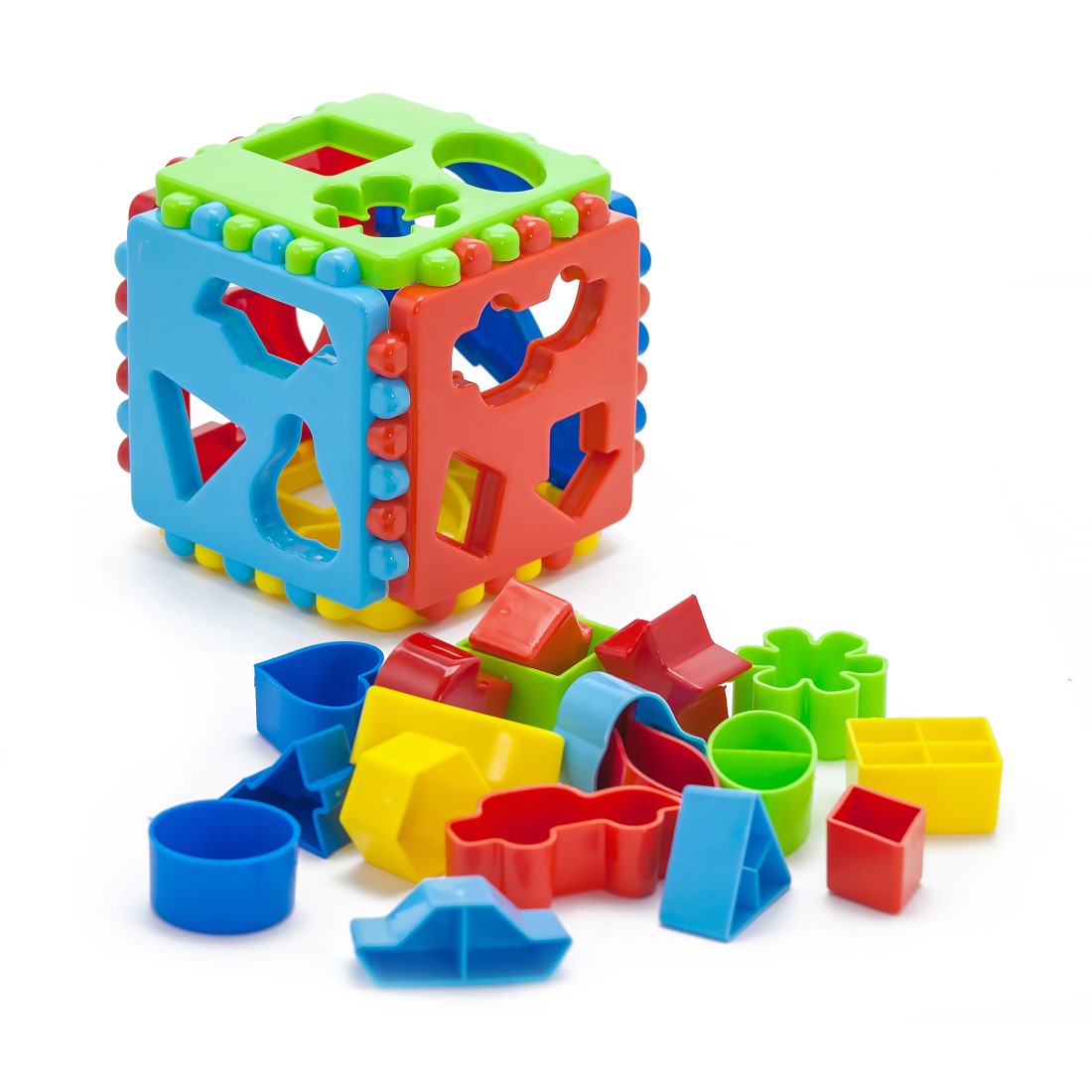 Игрушка Karolina toys пирамидка Сортер Кубик - фото 6