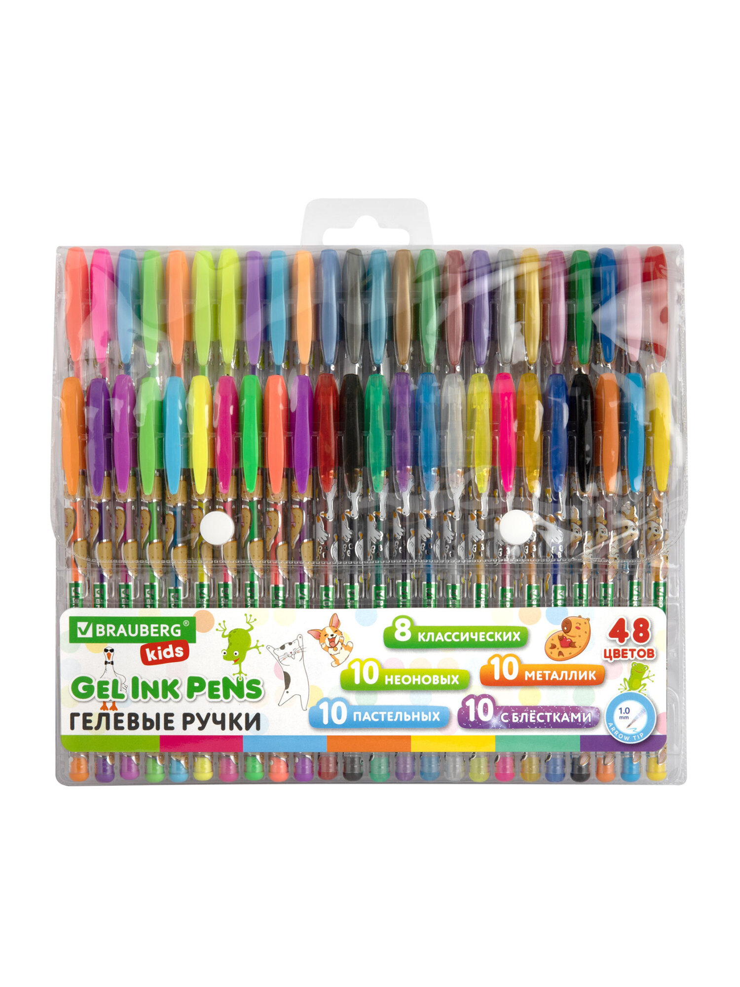 Ручка гелевая Brauberg 48 шт. - фото 8