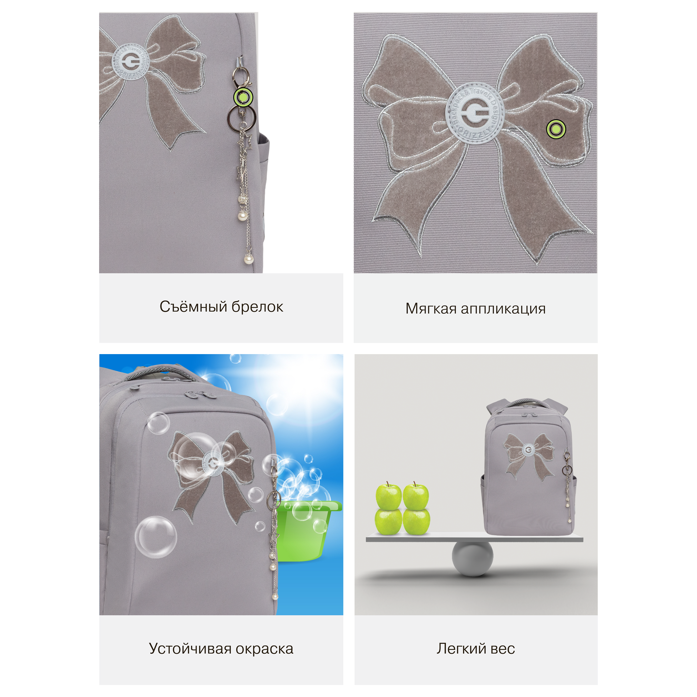 Рюкзак Grizzly для девочки - фото 12