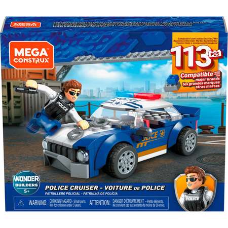 Конструктор Mega Construx Полицейский экипаж блочный