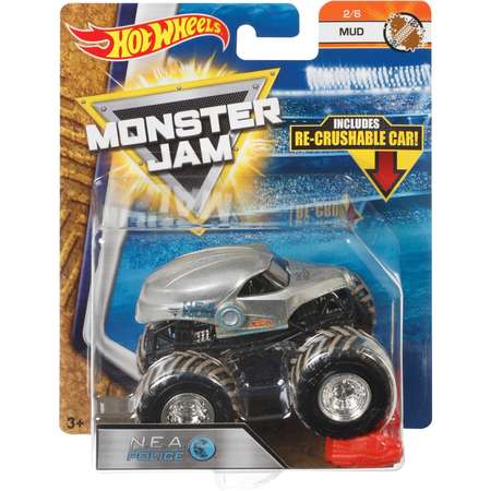 Полицейская машина Hot Wheels 1:64 серый