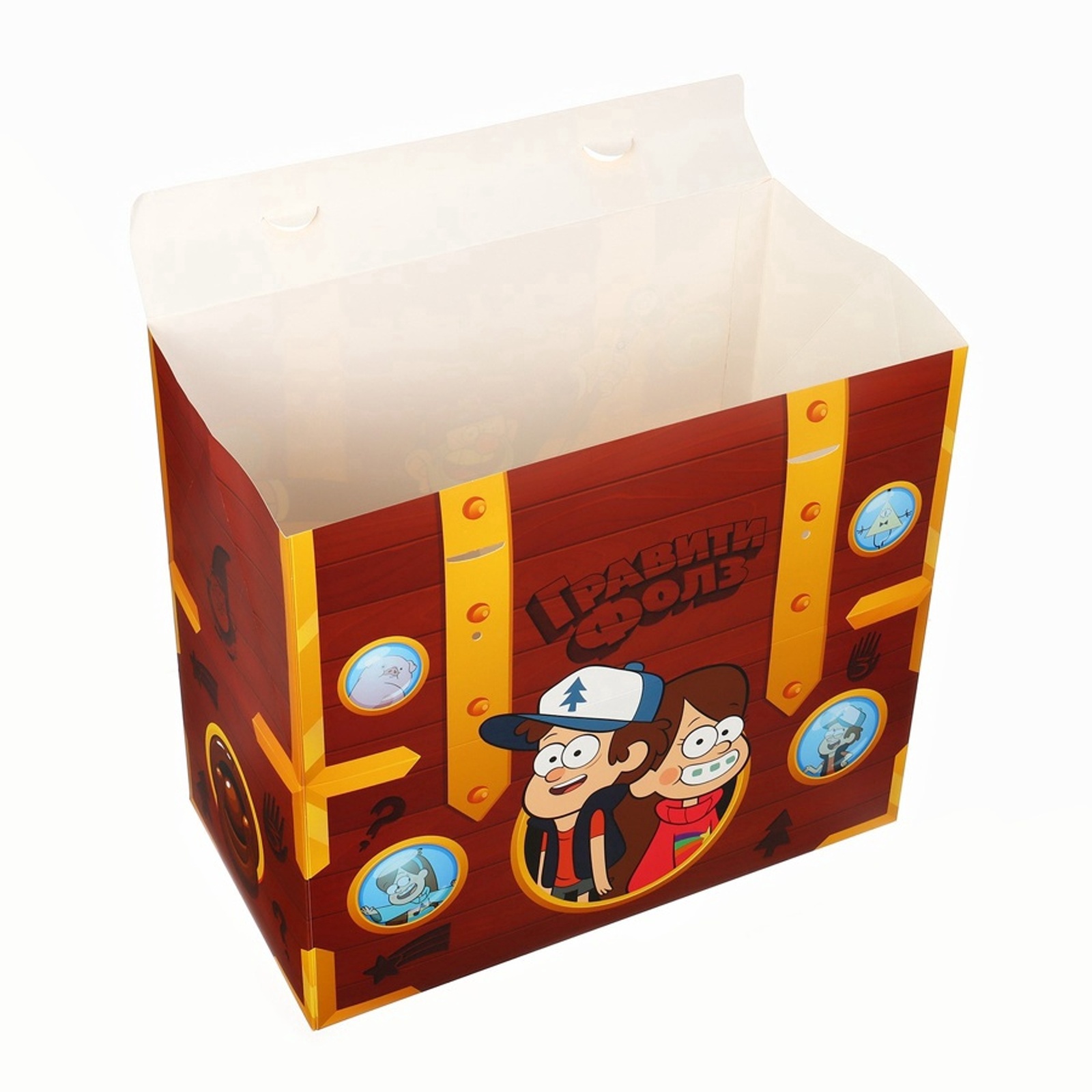 Пакет-коробка Дарите Счастье "Сундук", 37 х 33 х 20 см - фото 6