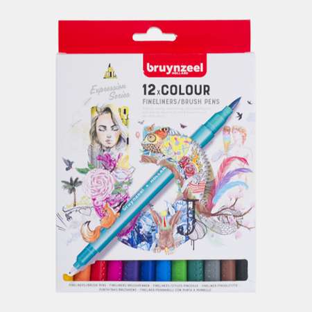 Ручка капиллярная Bruynzeel 12 шт.