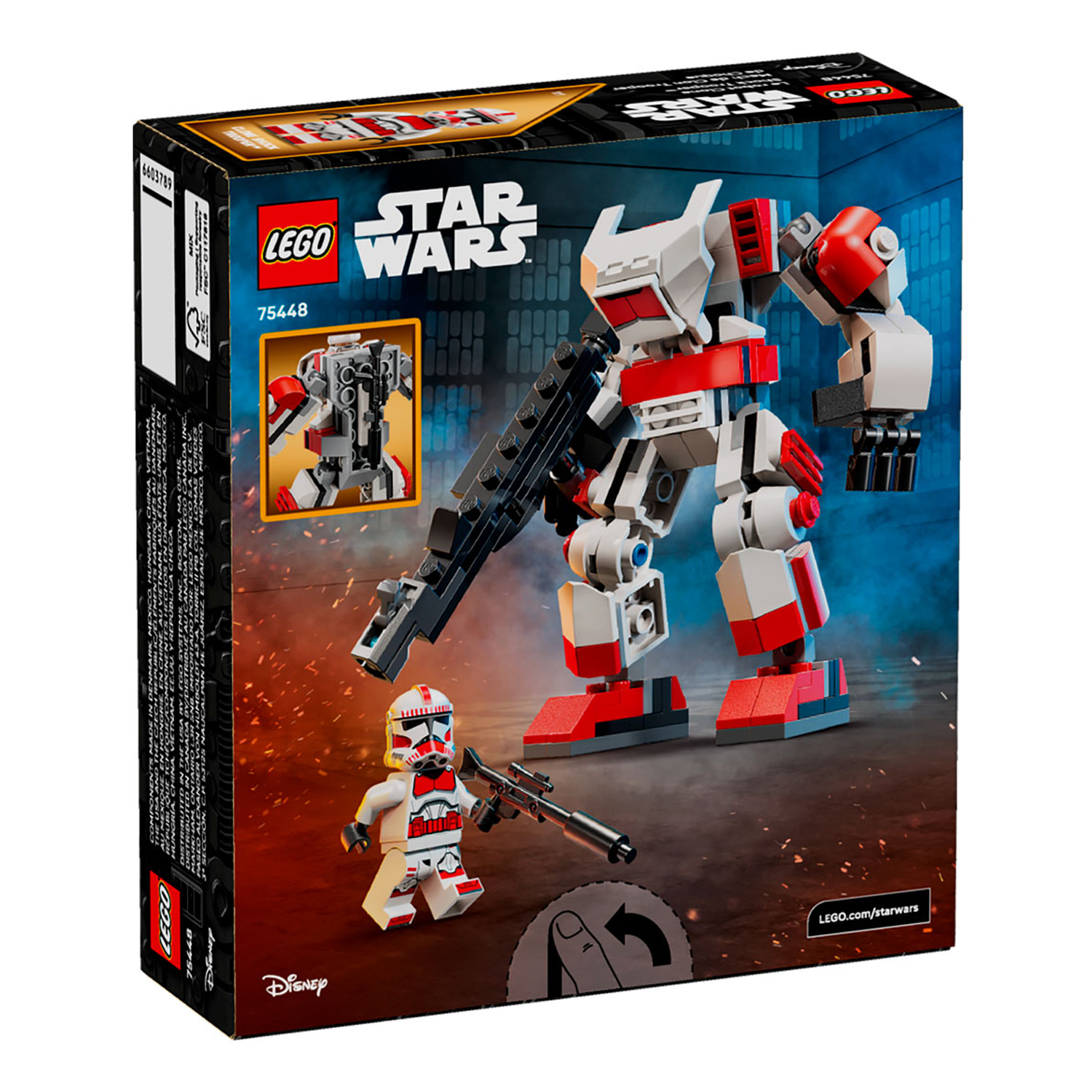 Конструктор LEGO Star Wars Wars Робот-клон 151 дет. - фото 3