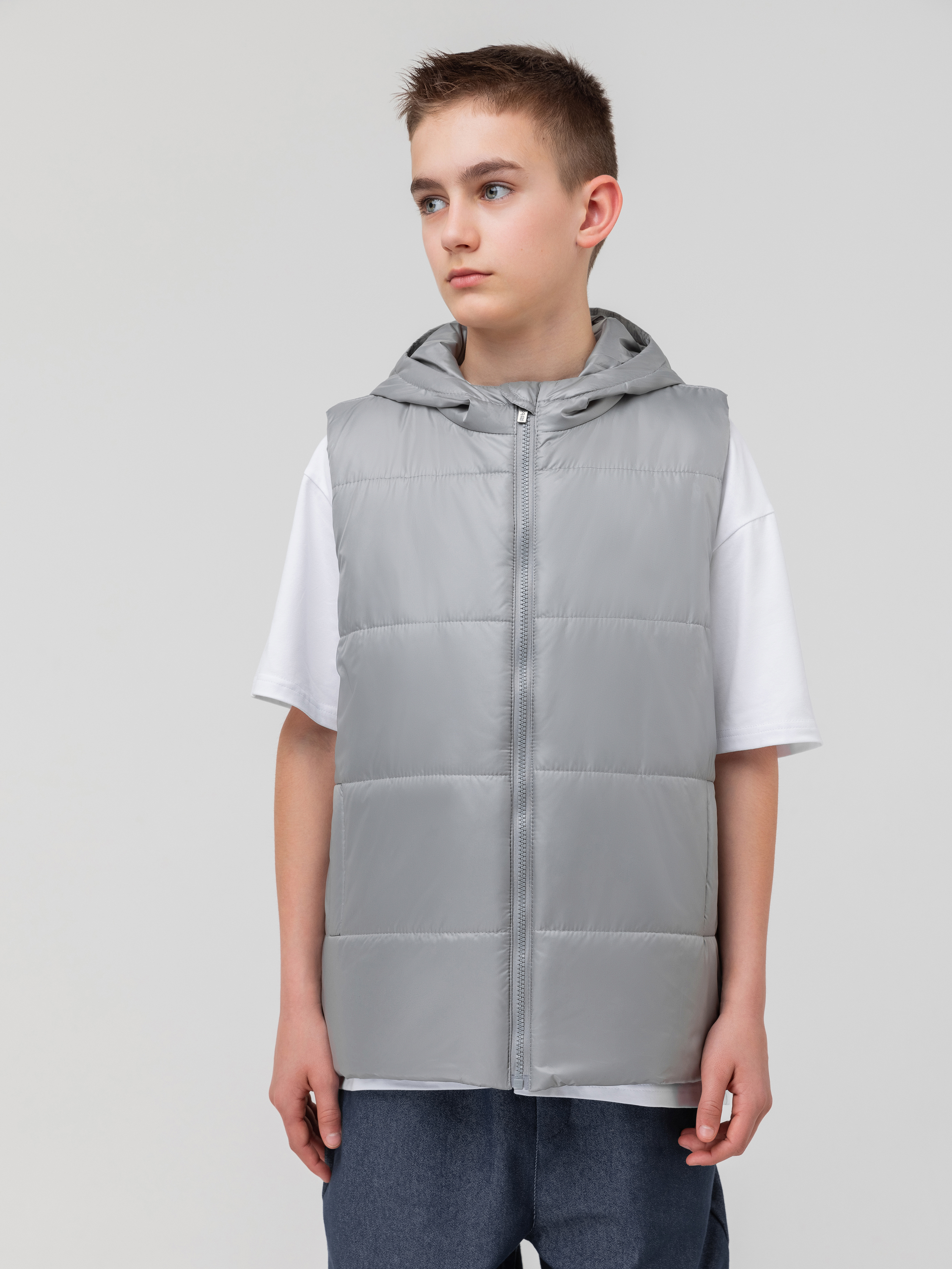 Жилет Bodo 41-6МU_серый - фото 7