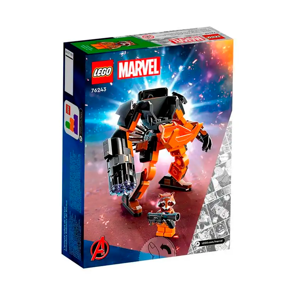 Конструктор LEGO Marvel Super Heroes Енот Ракета 98 дет. - фото 3