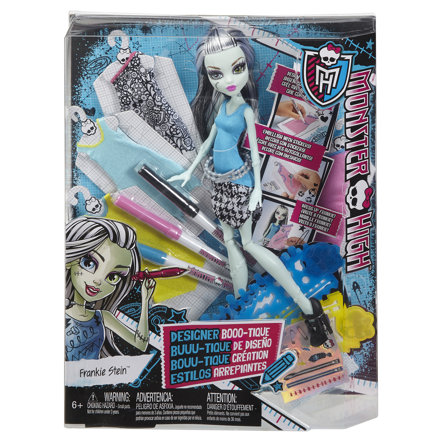 Кукла Monster High с аксессуарами Стильная Фрэнки DNM27 - фото 2