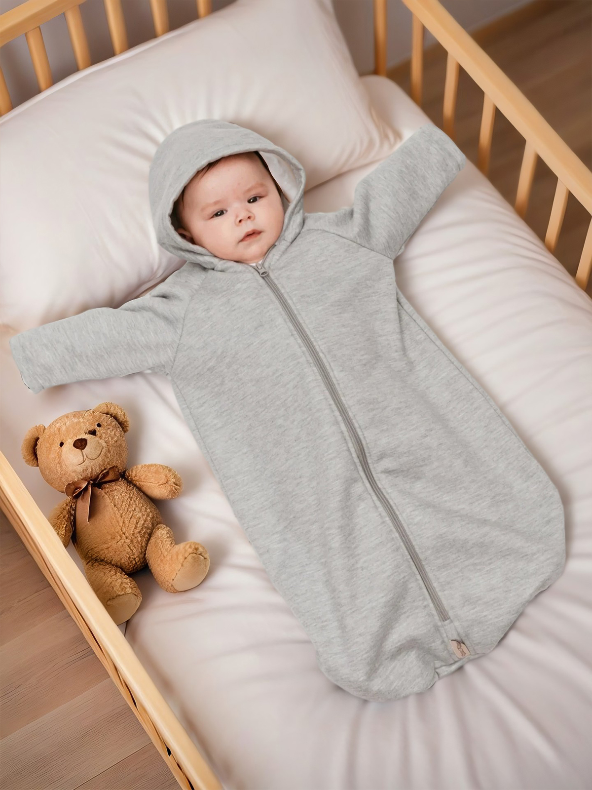 Конверт на выписку Чудо-Чадо серый - фото 24