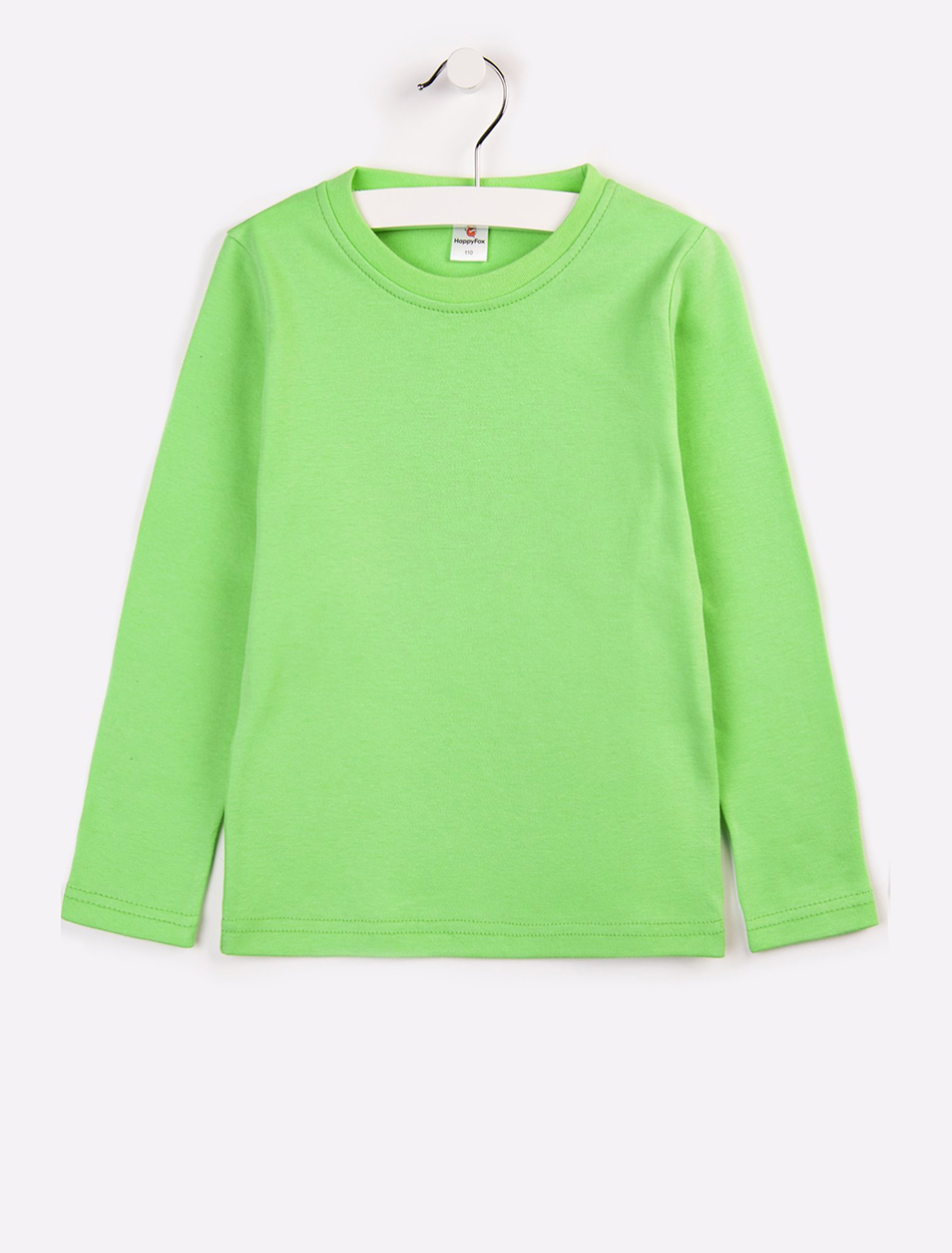 Лонгслив HappyFox HF5502салатовый - фото 4