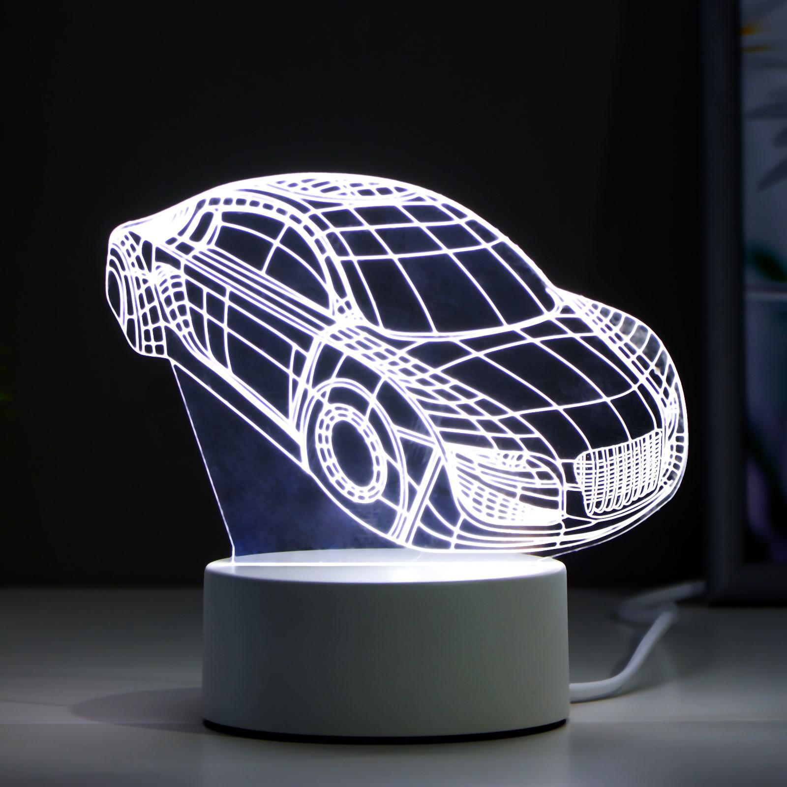 Светильник Sima-Land Авто LED 3 режима от сети 10,5x13x20,5 см - фото 2