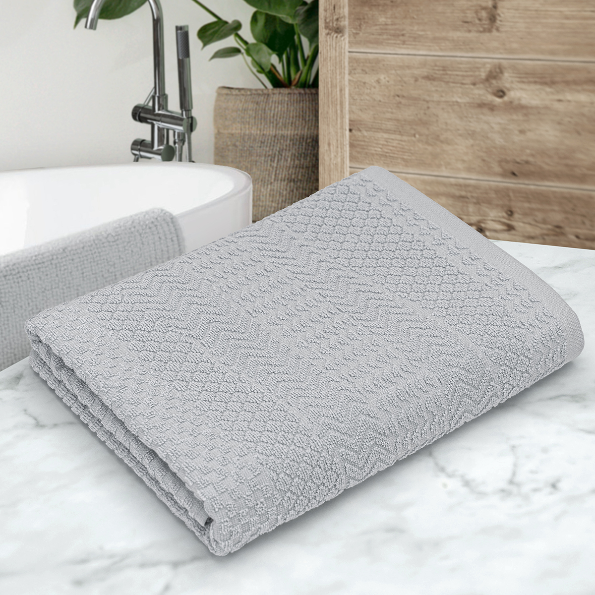 Полотенце BRAVO Жаккард 130 x 70 см 1 шт. - фото 4