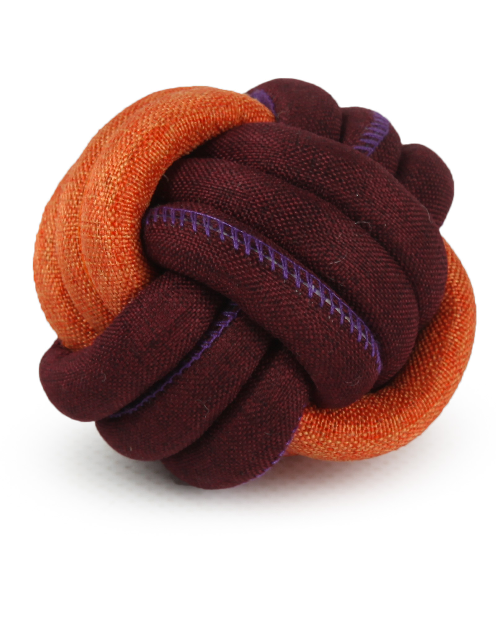 Игрушка для собак Barbaks Канатный мячик 6.5см - фото 2