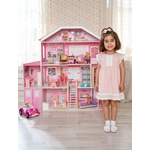 Домик для кукол PAREMO 131 см с мебелью