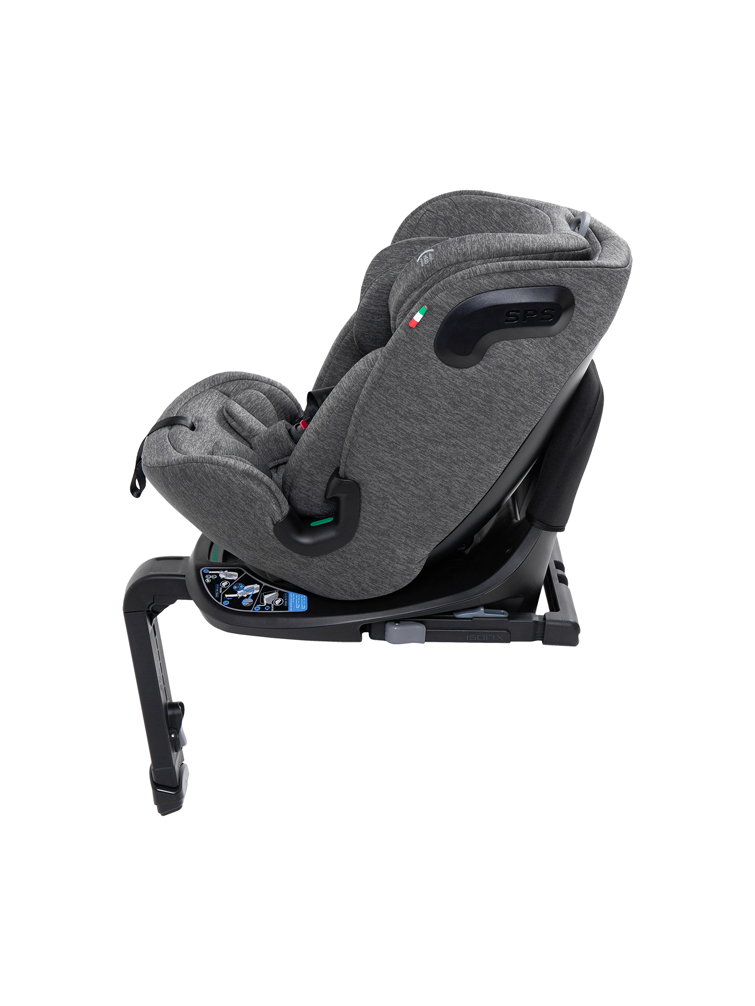 Автокресло Sweet Baby Voyager P12 Pro Grey Isofix 0+/1/2/3 (0-36 кг) серый - фото 27