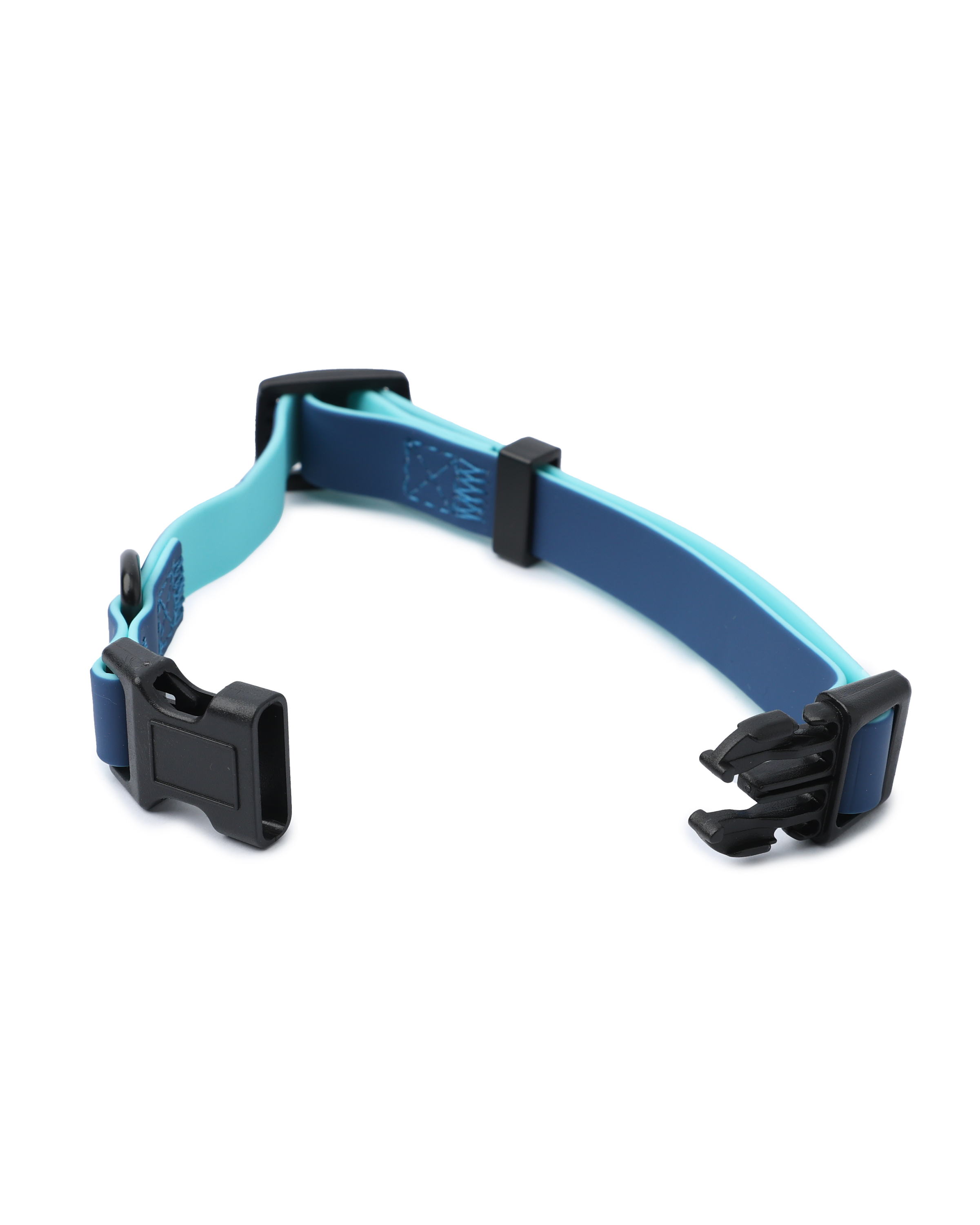 Ошейник для собак мелких пород Barbaks синий водостойкий ПВХ S (1.5*27-40см) - фото 4