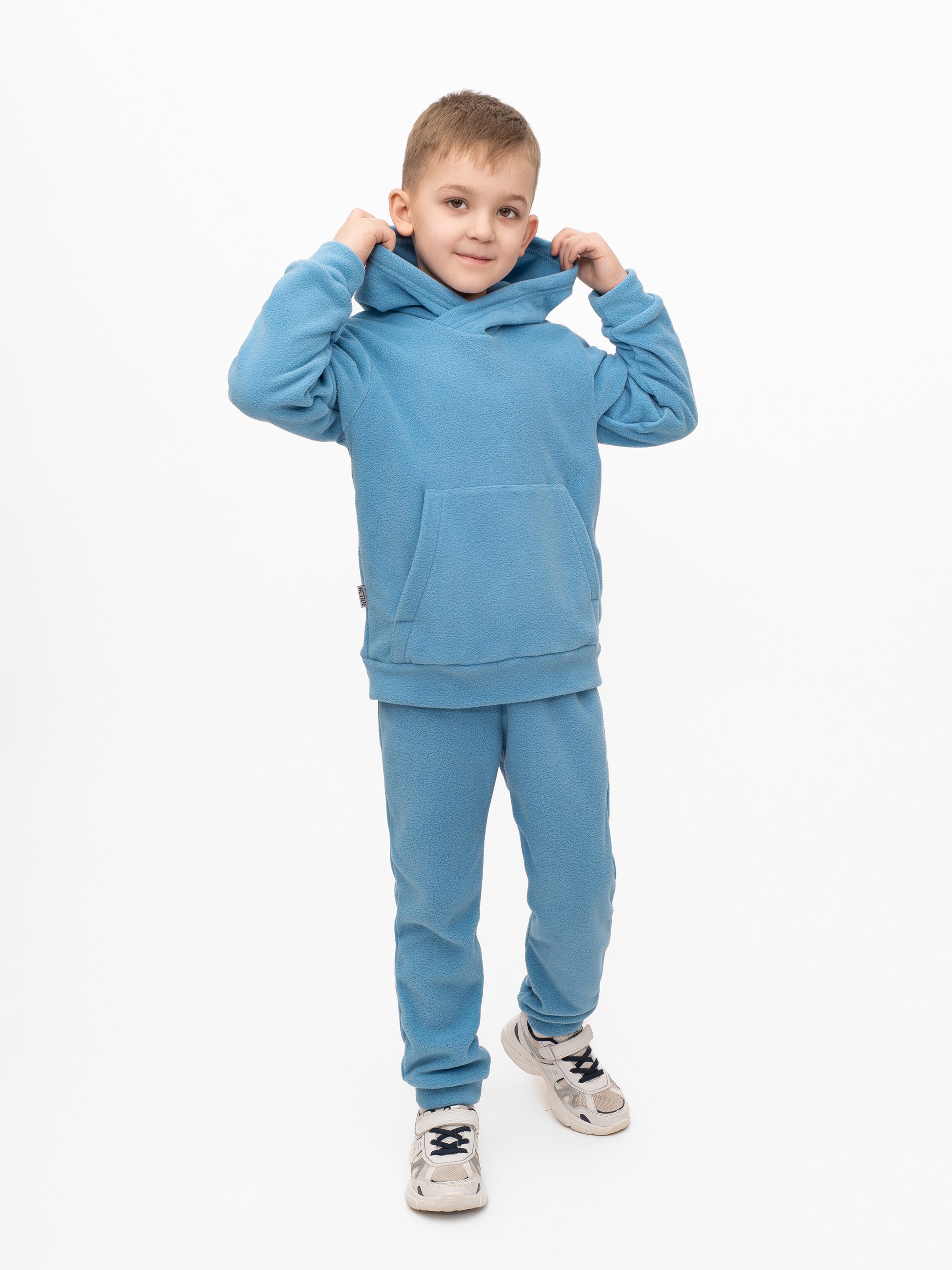 Худи и брюки Утенок 7043г(ш) голубой - фото 1