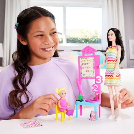 Кукла модельная Barbie Кем быть? Учительница