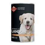 Корм для щенков Landor 0.4кг всех пород телятина с тыквой ж/б