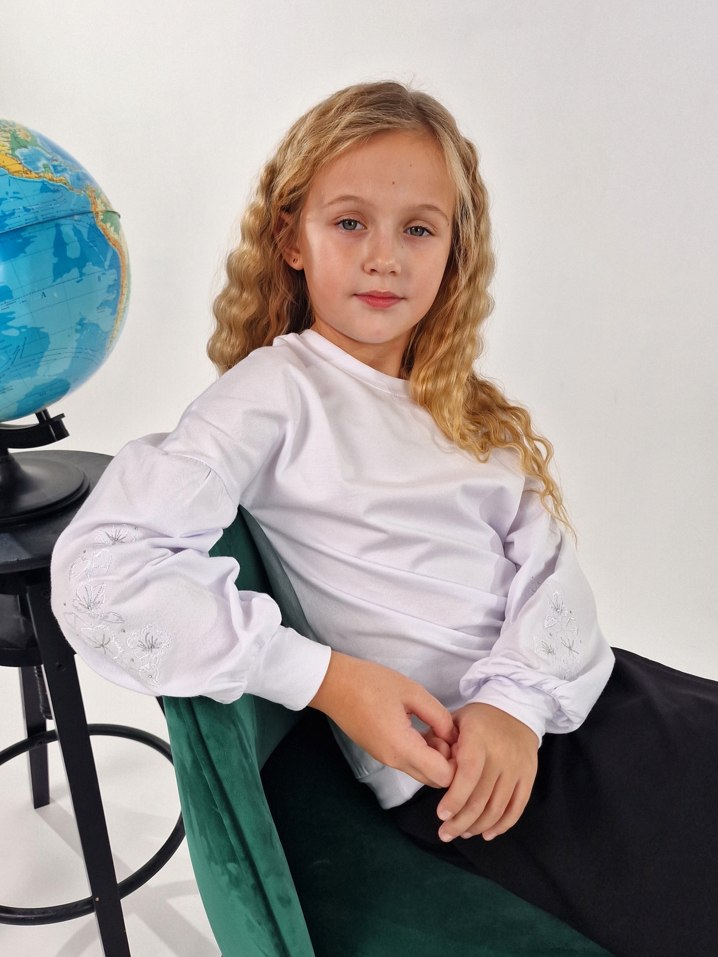 Блузка Luneva Шк 07-1. - фото 6