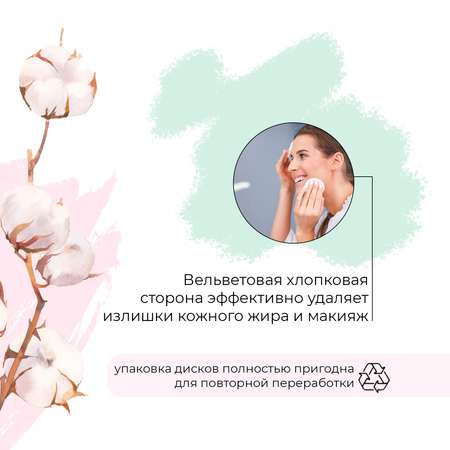 Ватные диски Cleanic 100 шт.