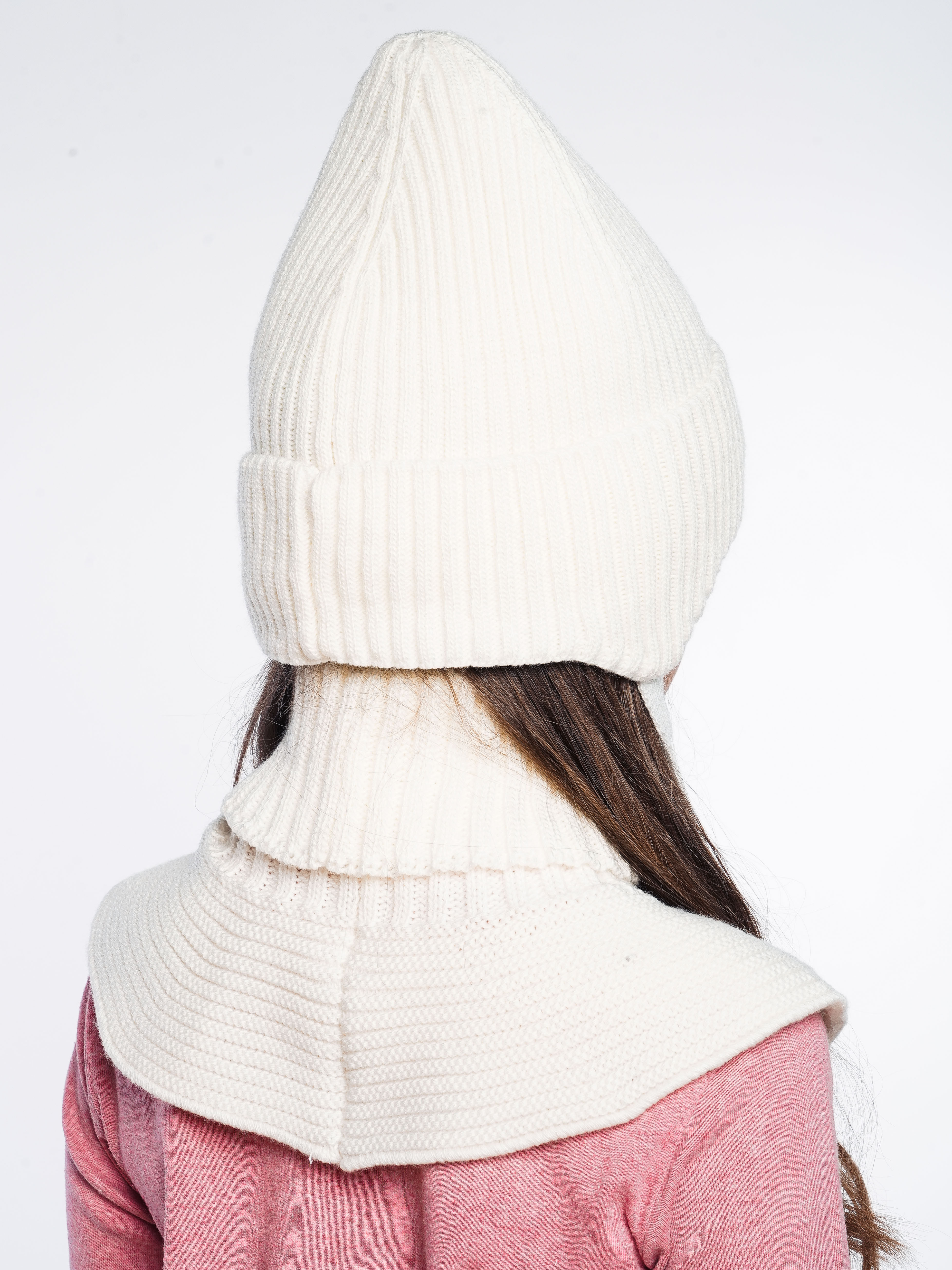 Шапка и снуд ПриКиндер U-W_231241 Цвет: Молочный - фото 9