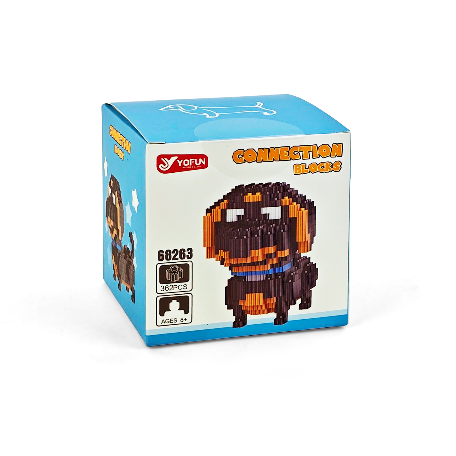 Конструктор Такса черная 362 дет. - фото 3