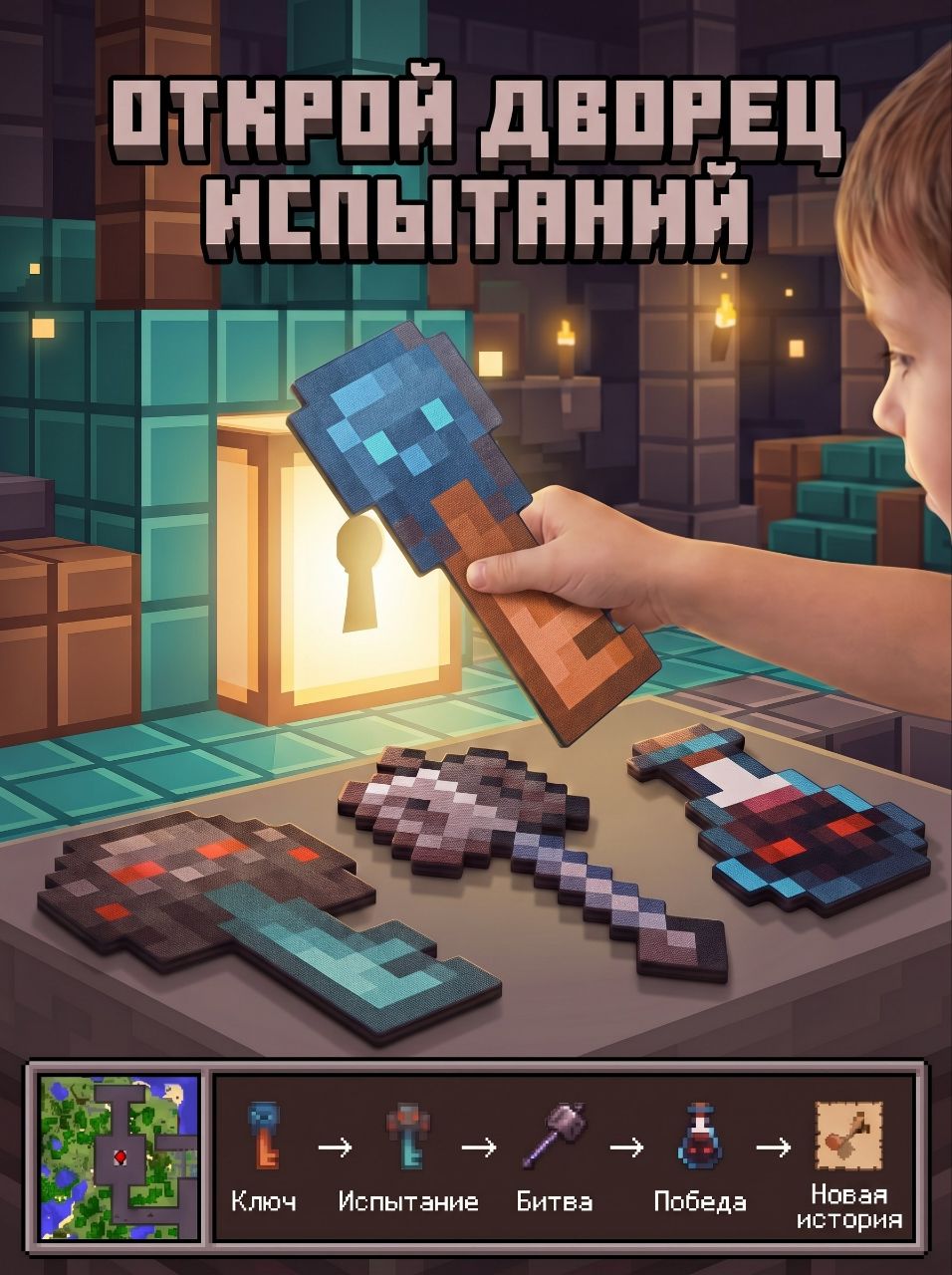 Меч игрушечный Fanzo Store дворец испытаний - фото 2