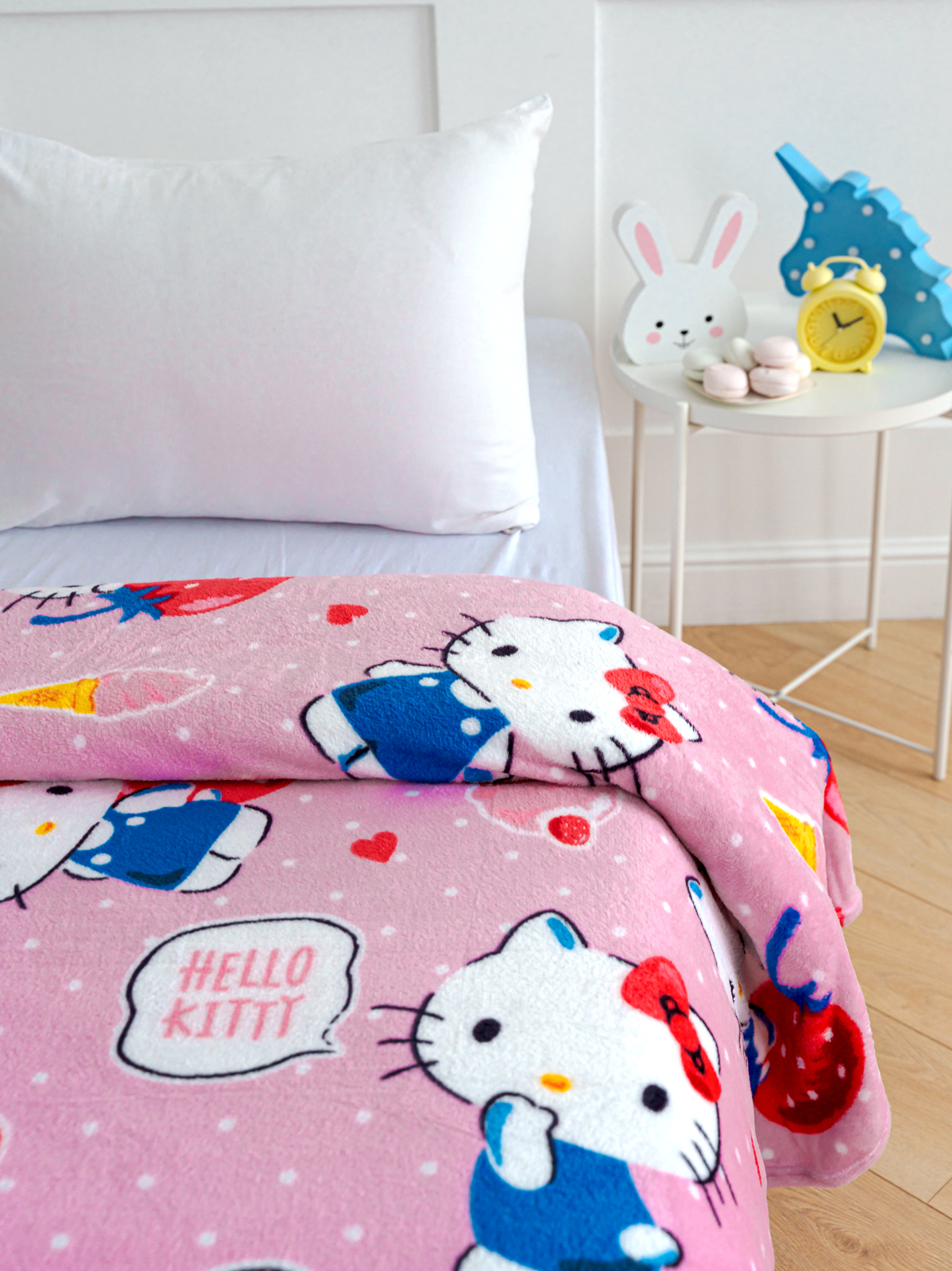 Плед детский Павлинка Аэро Софт Hello Kitty Клубнички р. 150*200 - фото 12