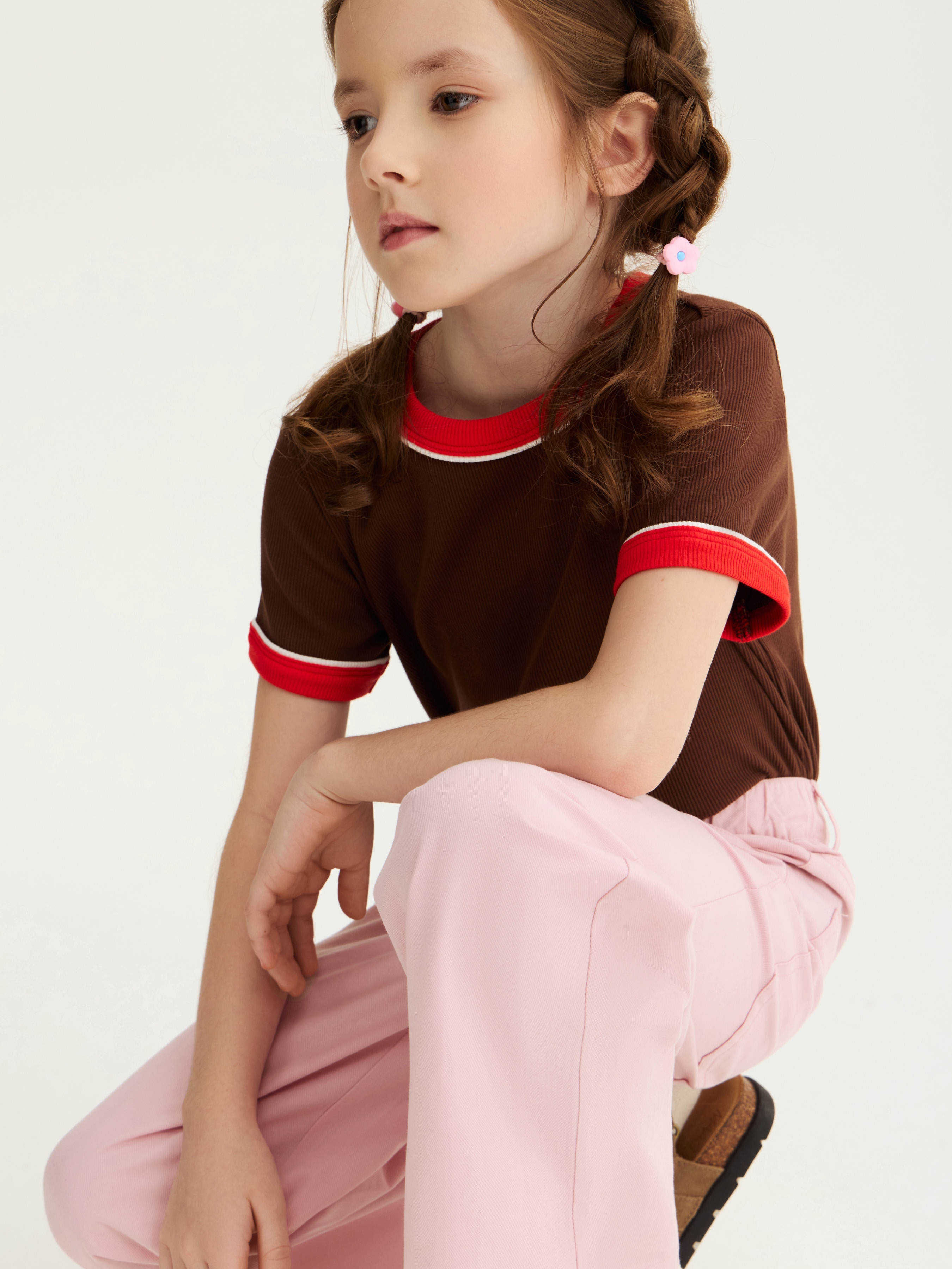 Брюки Junion 904176.TPNT0020-Pink-2 - фото 7