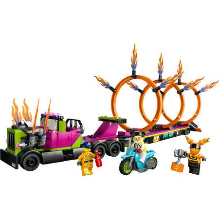 Конструктор LEGO City Stunt Truck and Ring of Fire 479 дет.