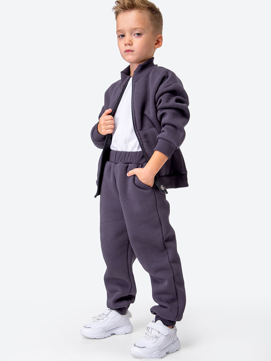 Толстовка и брюки HappyFox HF00156графитовый - фото 1