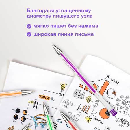 Ручка гелевая Спейс 30 шт.
