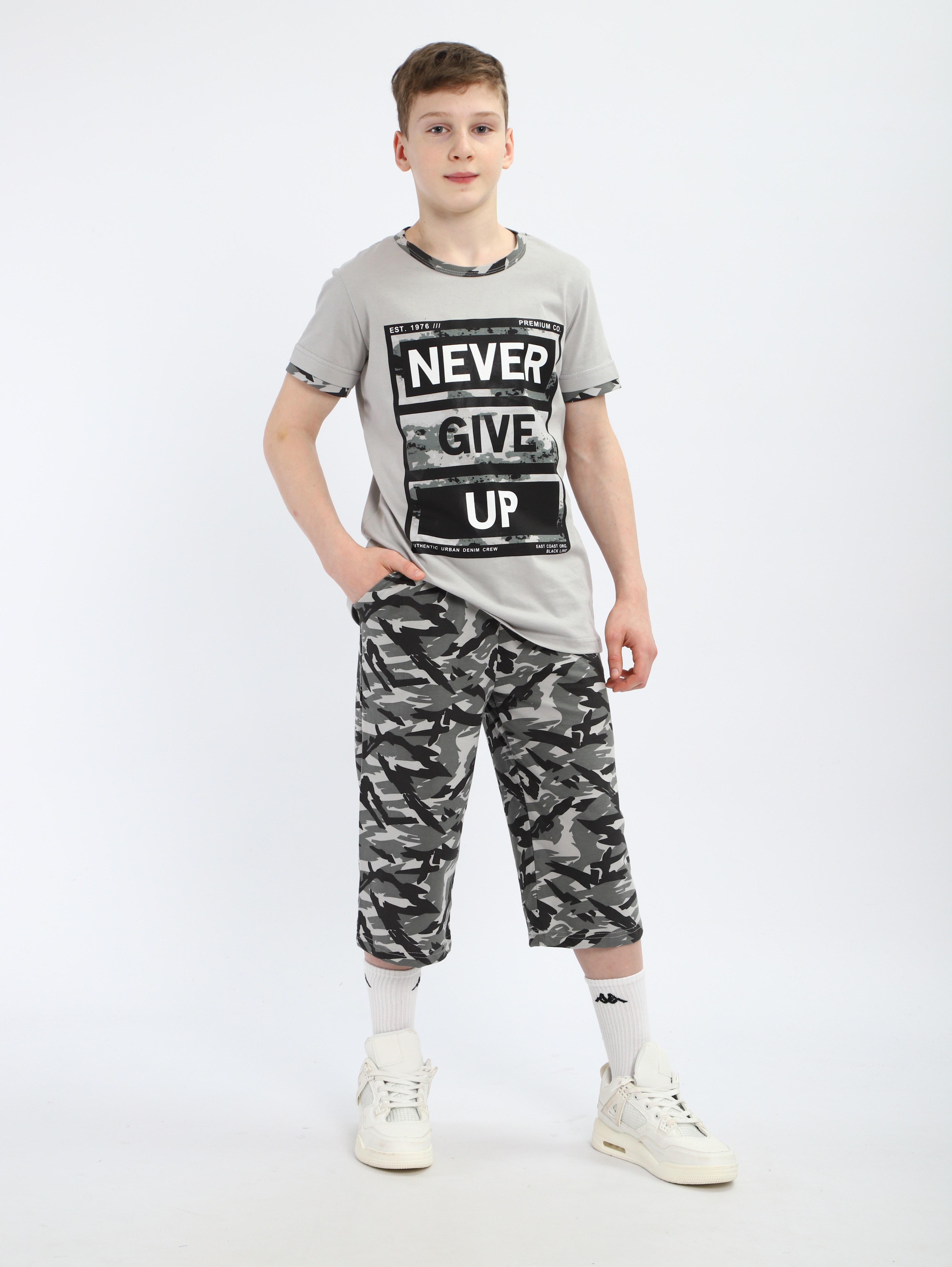 Костюм ЛАДОШКИ Комплект Победитель серый - фото 8