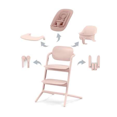 Стульчик для кормления Cybex LEMO 4-in-1 Set розовый