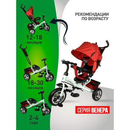Трехколесный велосипед Velobibi 10 дюймов