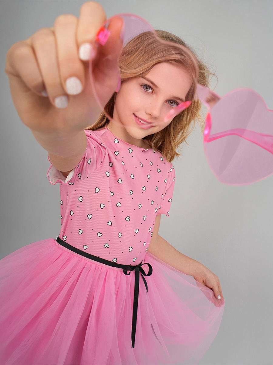 Платье HappyFox HFI3284розовый - фото 3