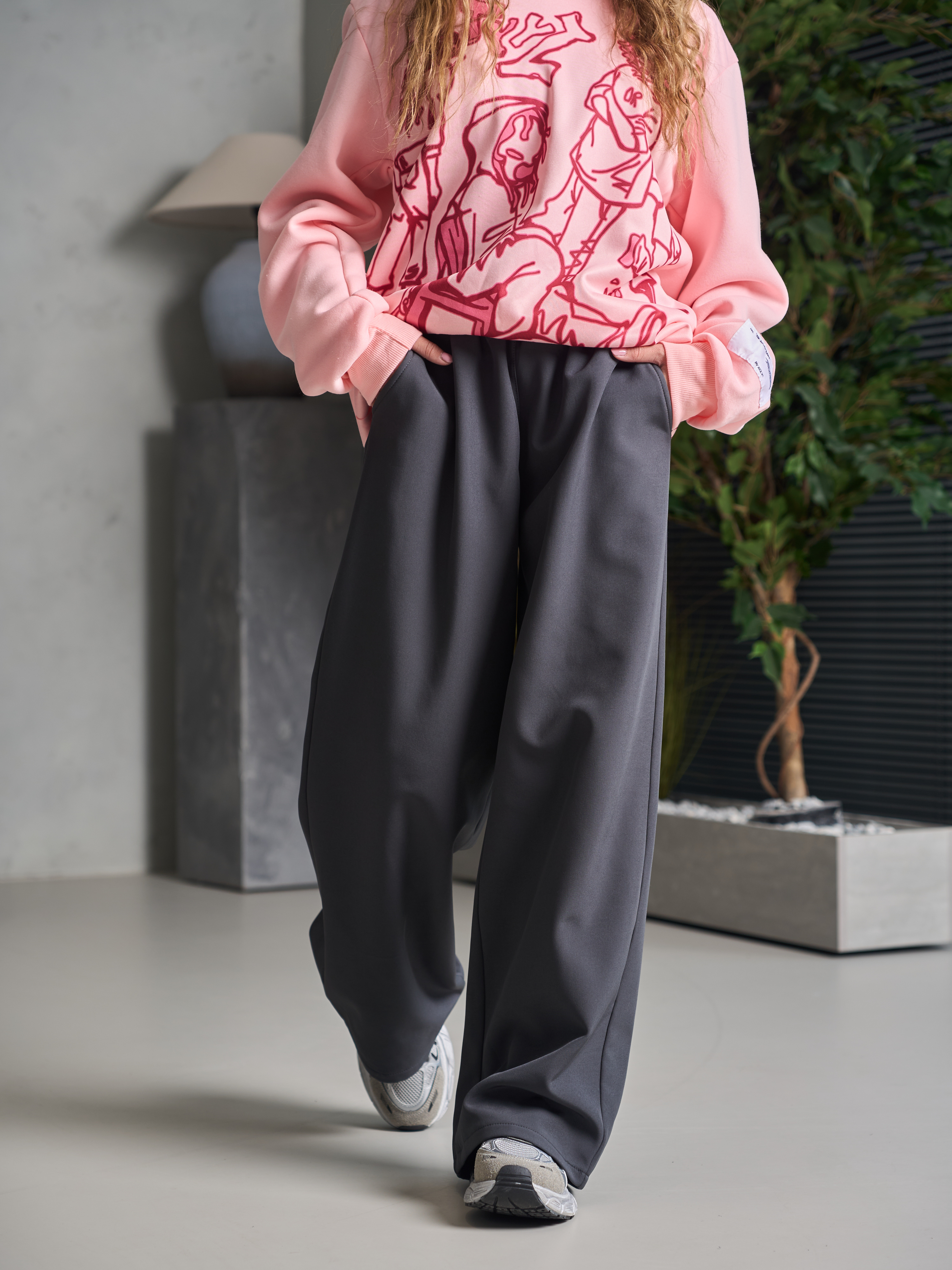 Брюки-палаццо СИНЯЯ МОДА WF1011-H39 - фото 16