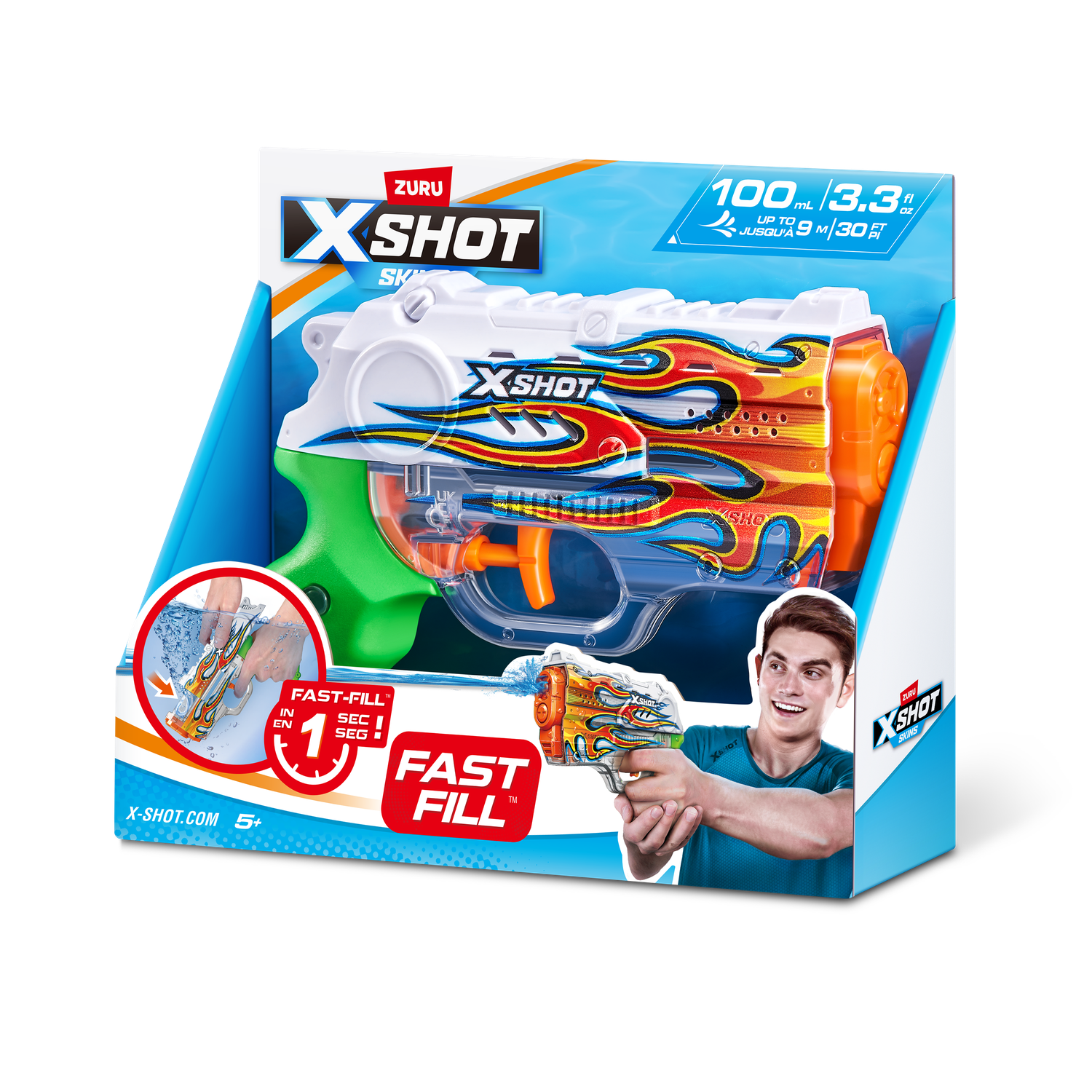 Бластер водный Zuru XSHOT  Skins Нано - фото 9