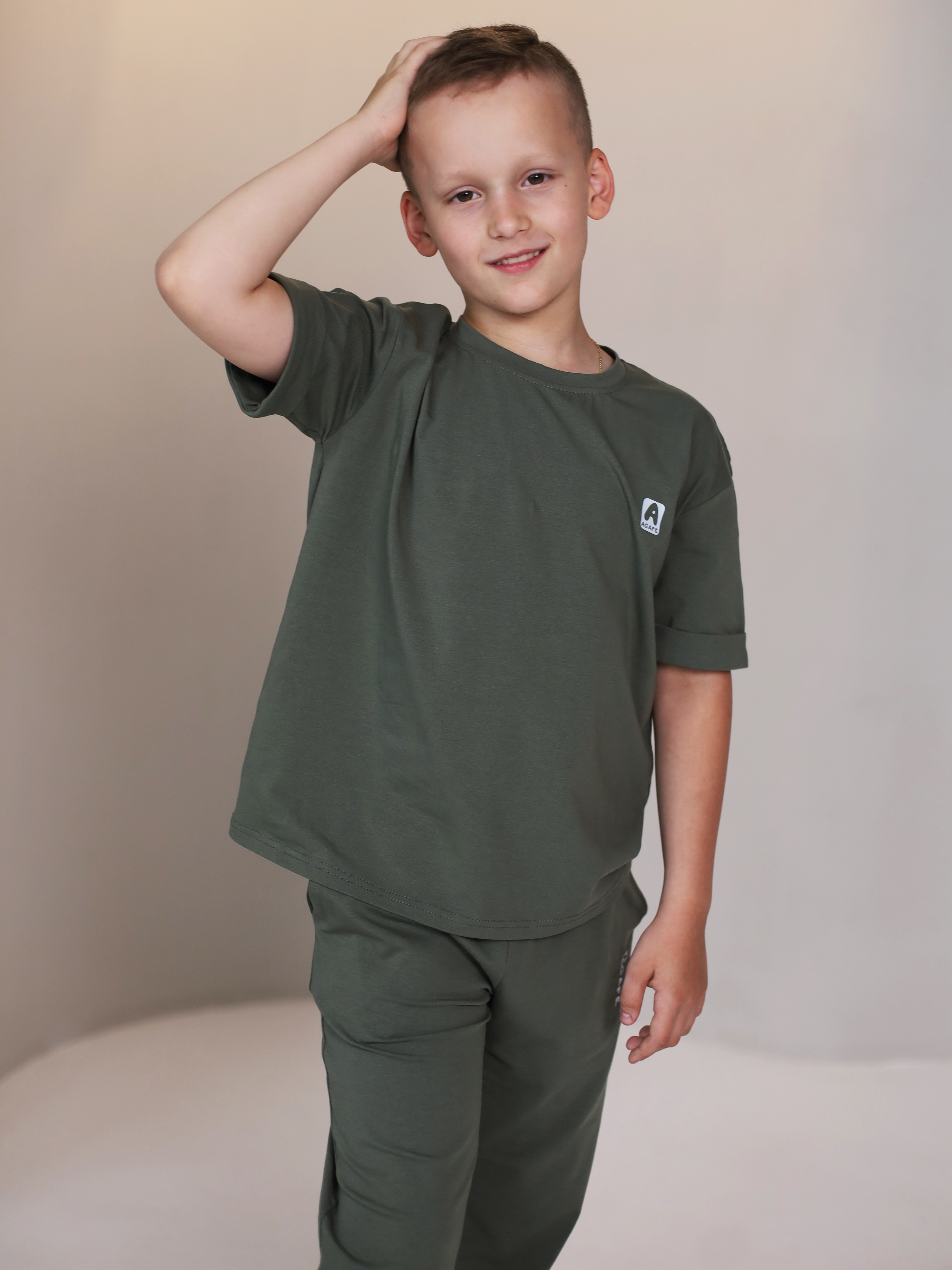 Костюм Агапэ 8017_хаки - фото 7