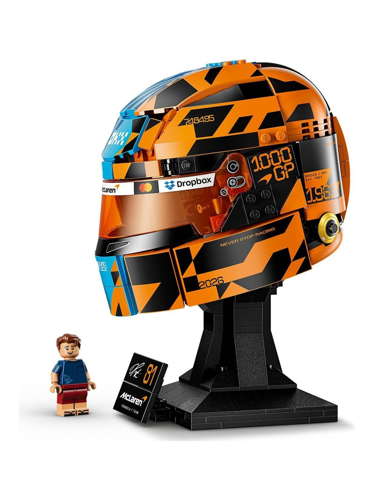Конструктор LEGO Editions Шлем McLaren Mastercard F1 793 дет. - фото 11