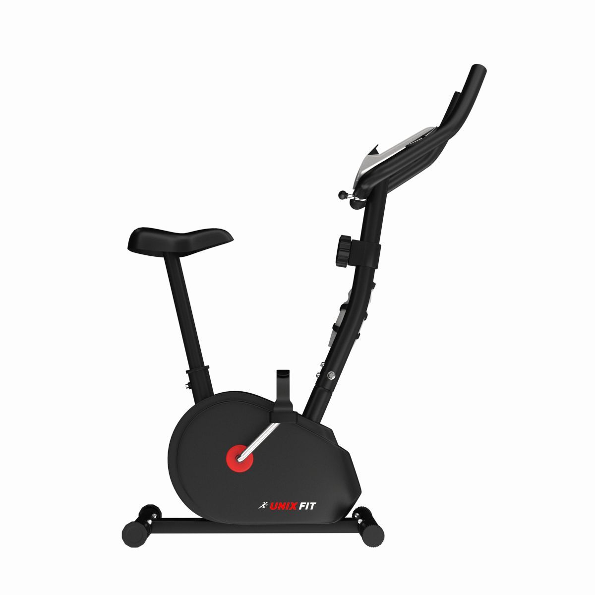 Велотренажер UNIX Fit вертикальный до 100 кг маховик 5 кг 8 уровней нагрузки - фото 4