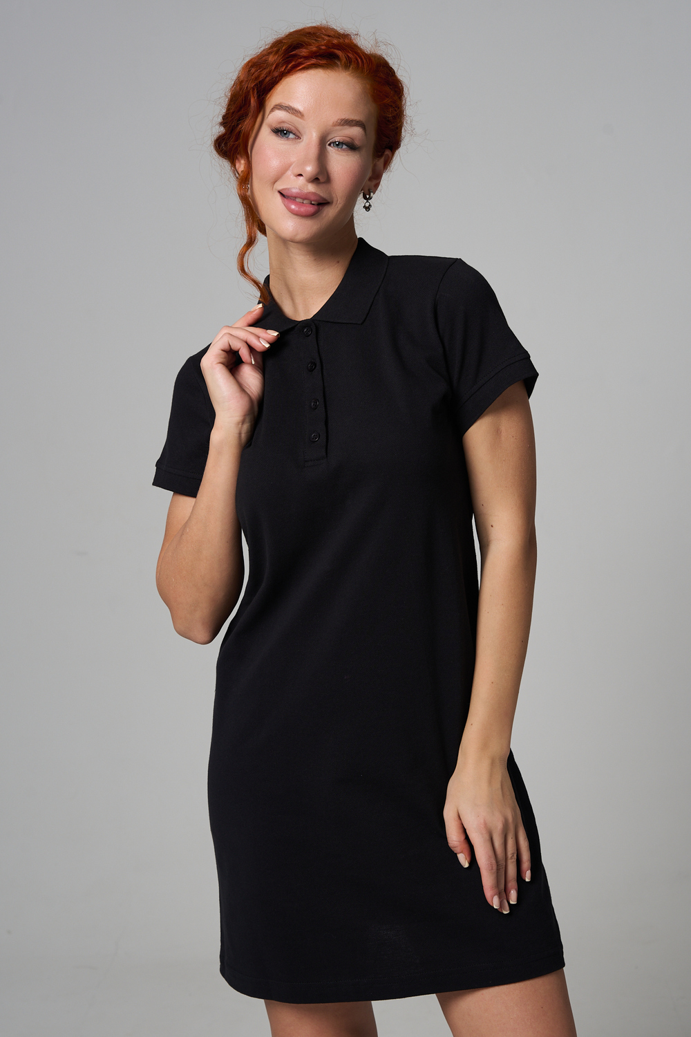 Платье Натали Суслова 14413/1 черный - фото 1