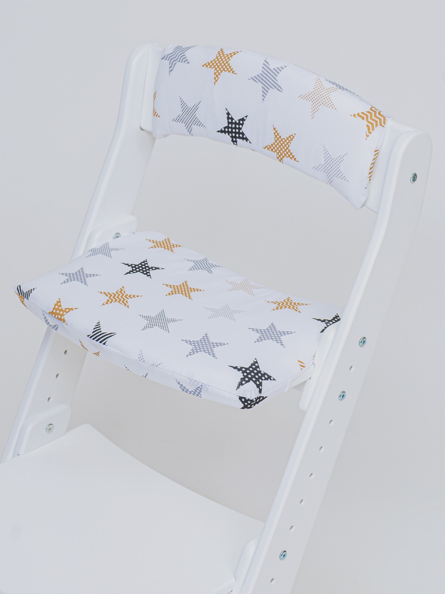 Подушка на стул Babystul растущий Звёзды на белом - фото 1