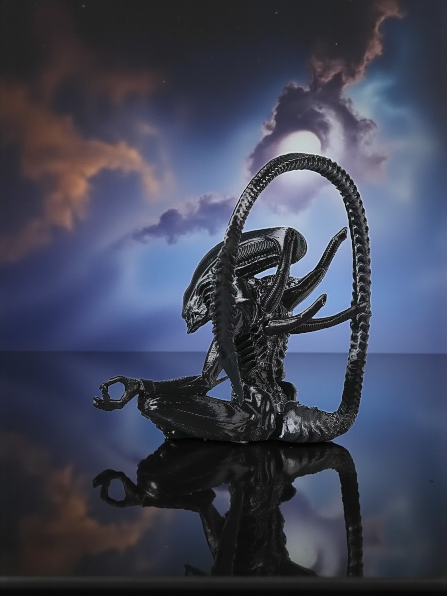 Фигурка Мадагаскария Чужой Ксеноморф чёрный - фото 4