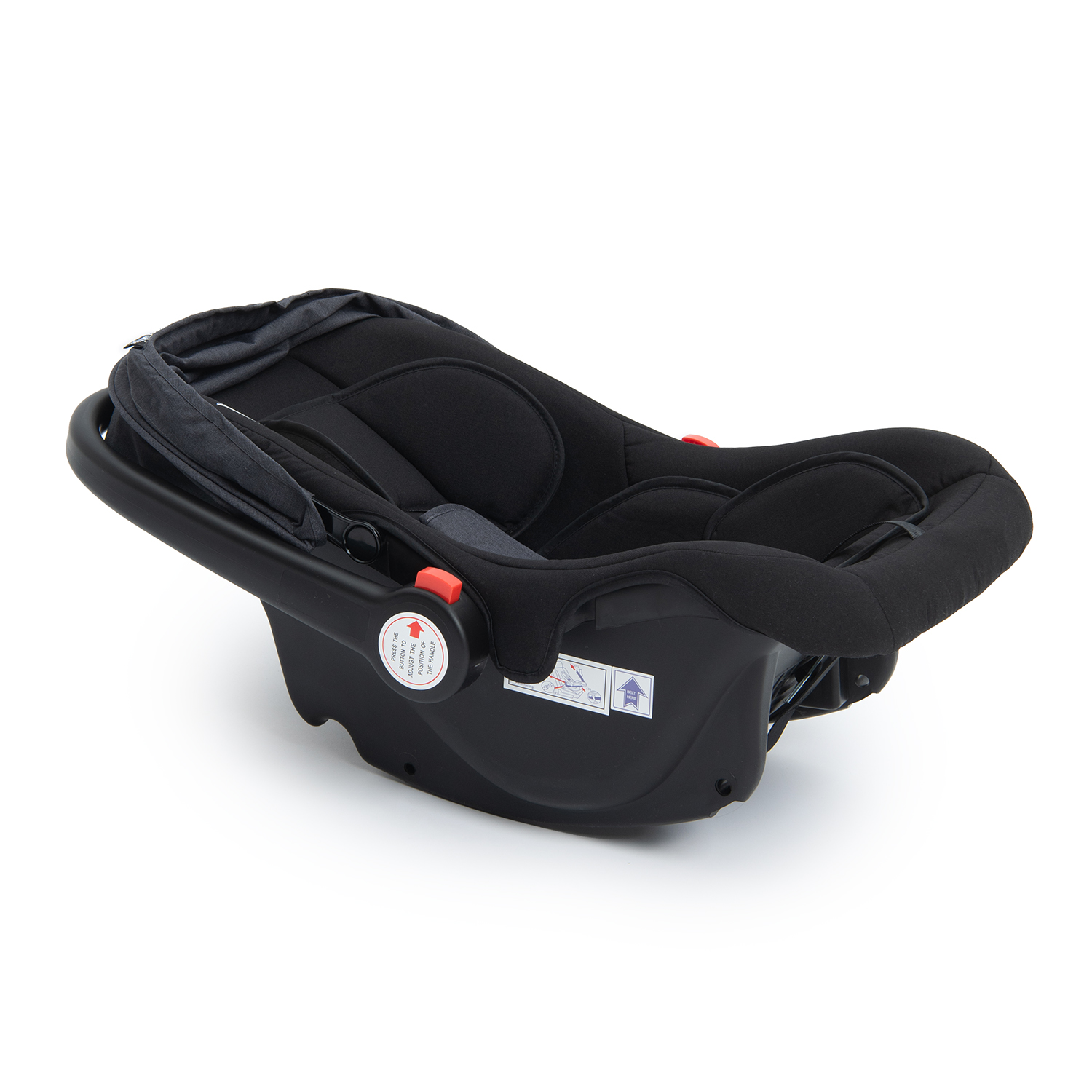 Коляска 3в1 Babyton Flexi Ride Black-Grey - фото 28