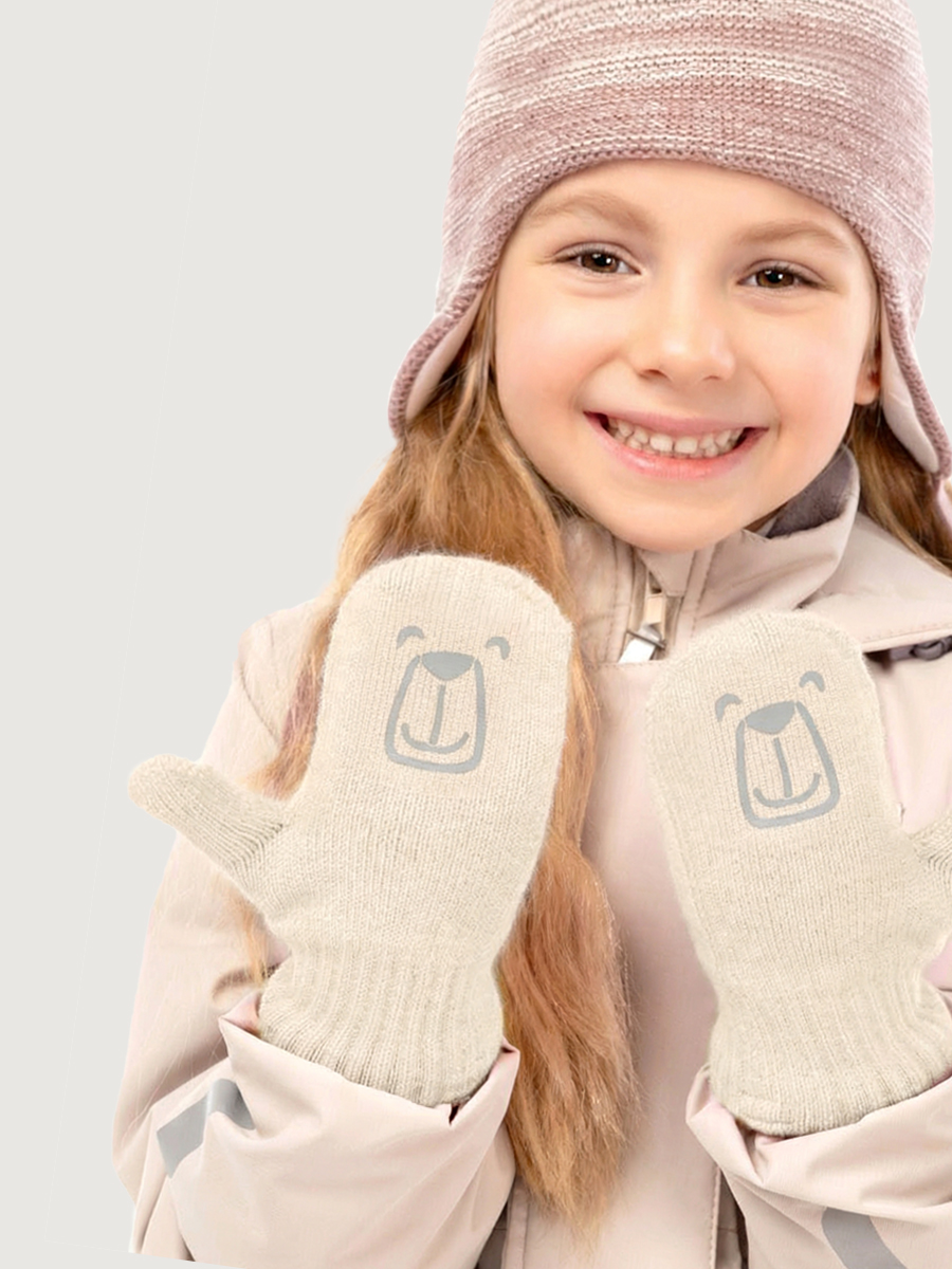 Варежки NIKASTYLE 14м22226 молоко - фото 1