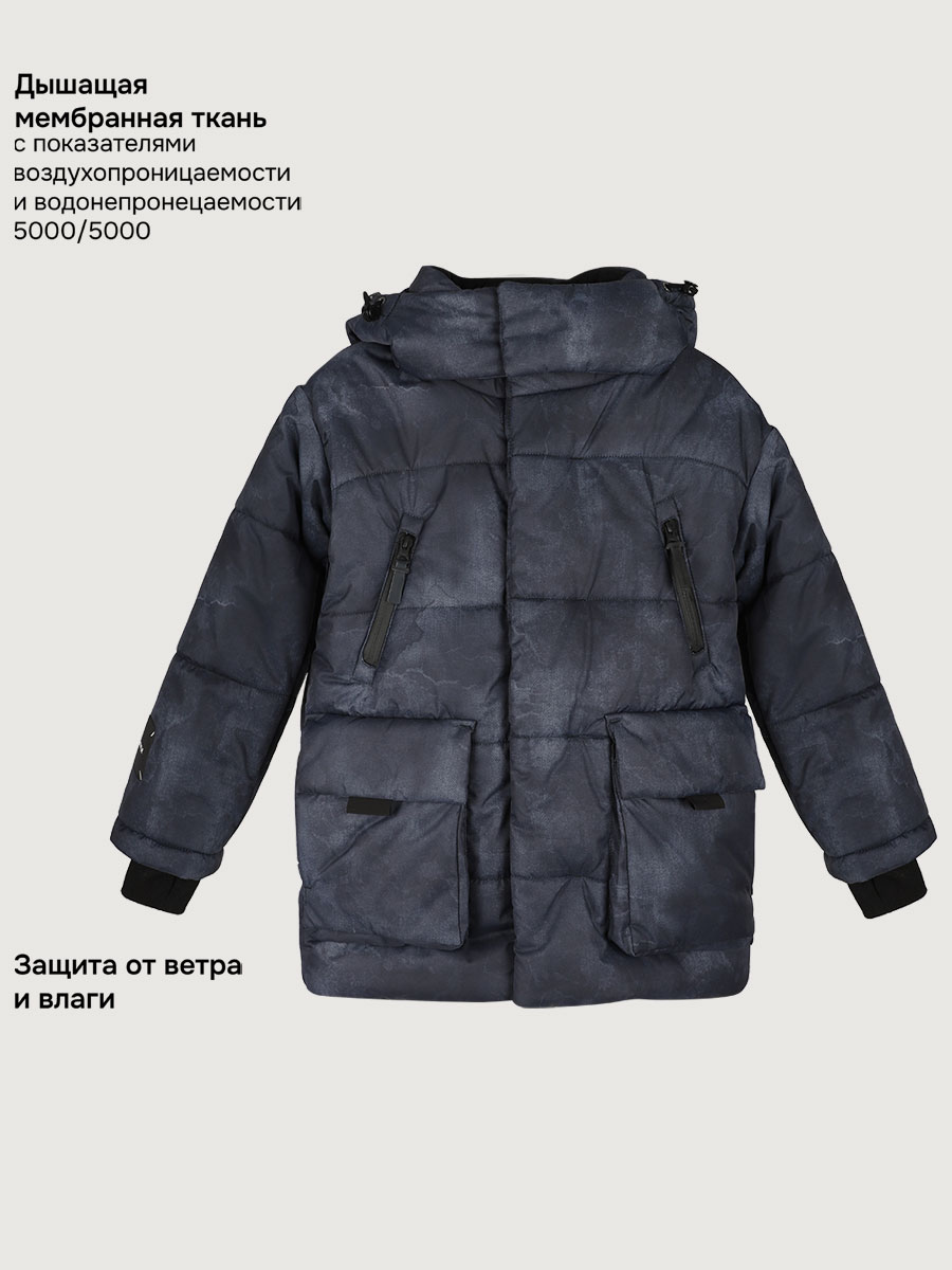 Куртка NIKASTYLE 4з8125 черный - фото 3