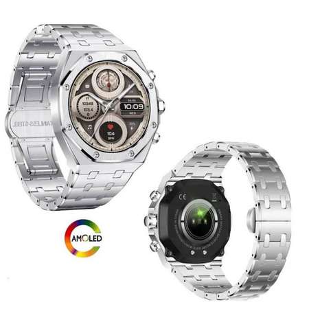 Смарт-часы CheckME Smart CMSAK68SS с хронографом и фитнес-трекером